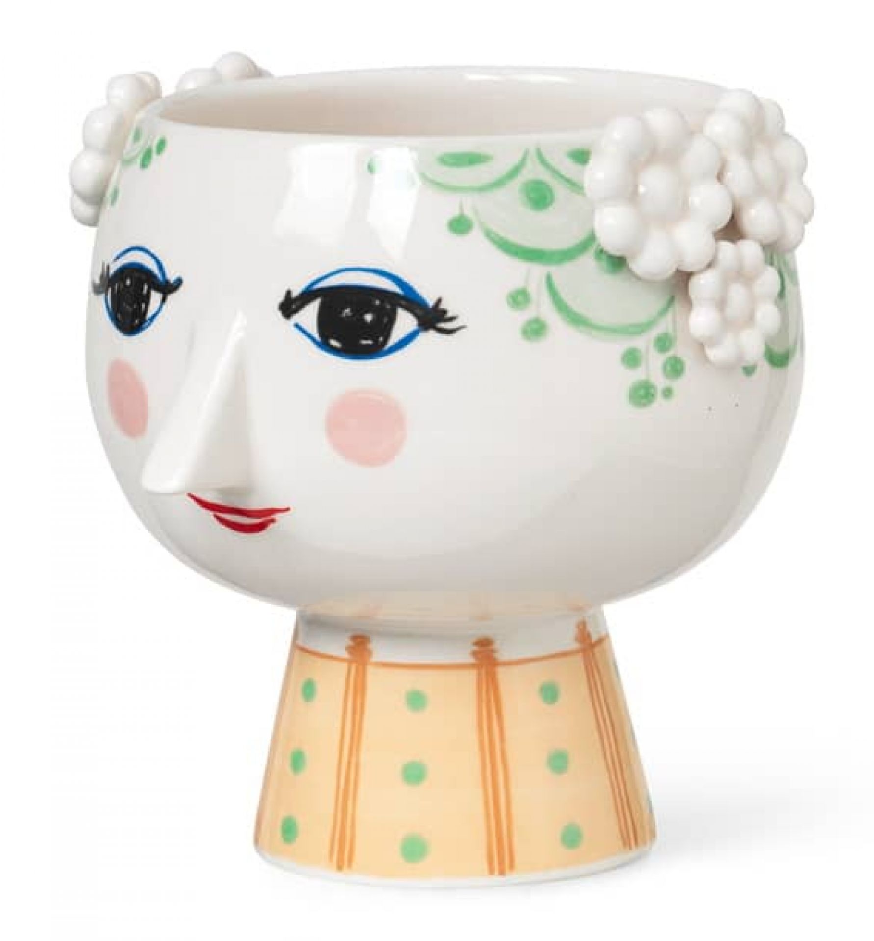 Eva Flowerpot 15,5 cm Light green Bjorn Wiinblad